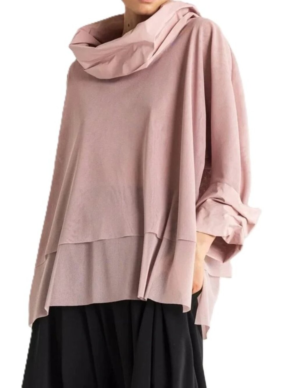 Igor sheer W 22-63 top blouse ¾ sleeves “Energy “ light pink size L